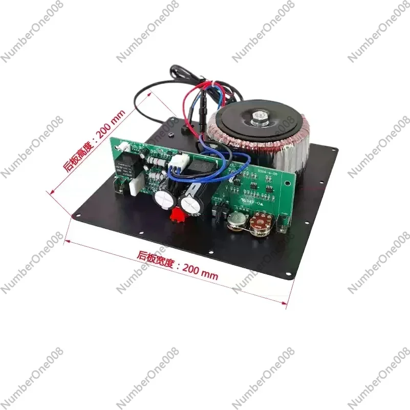 

Активная плата усилителя для сабвуфера домашнего кинотеатра с коаксиальным входом, высокая мощность, подходит для 10-дюймового динамика, 220В.