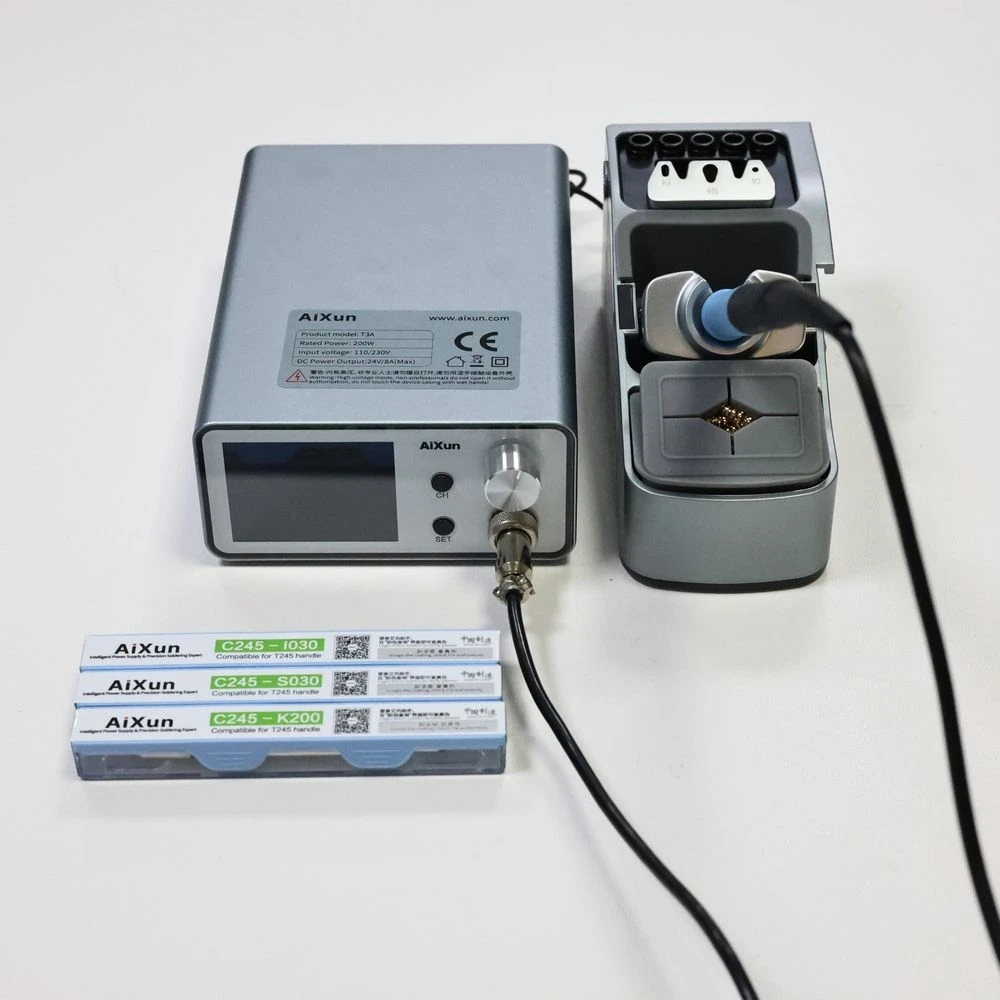 

AIXUN T3A Intelligent Soldering Station Applicable to T245 Handle Welding Pen for Phones BGA Soldering Iron Repair Tools Set