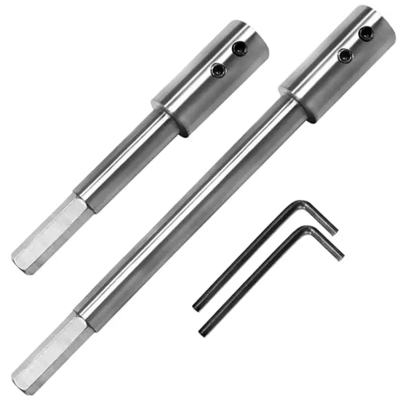 A96I-4.5" & 7" Long For 3/8" Round For Adding Over 3-1/4" & 5-3/4" Of Depth Hex Shaft Drill Bit
