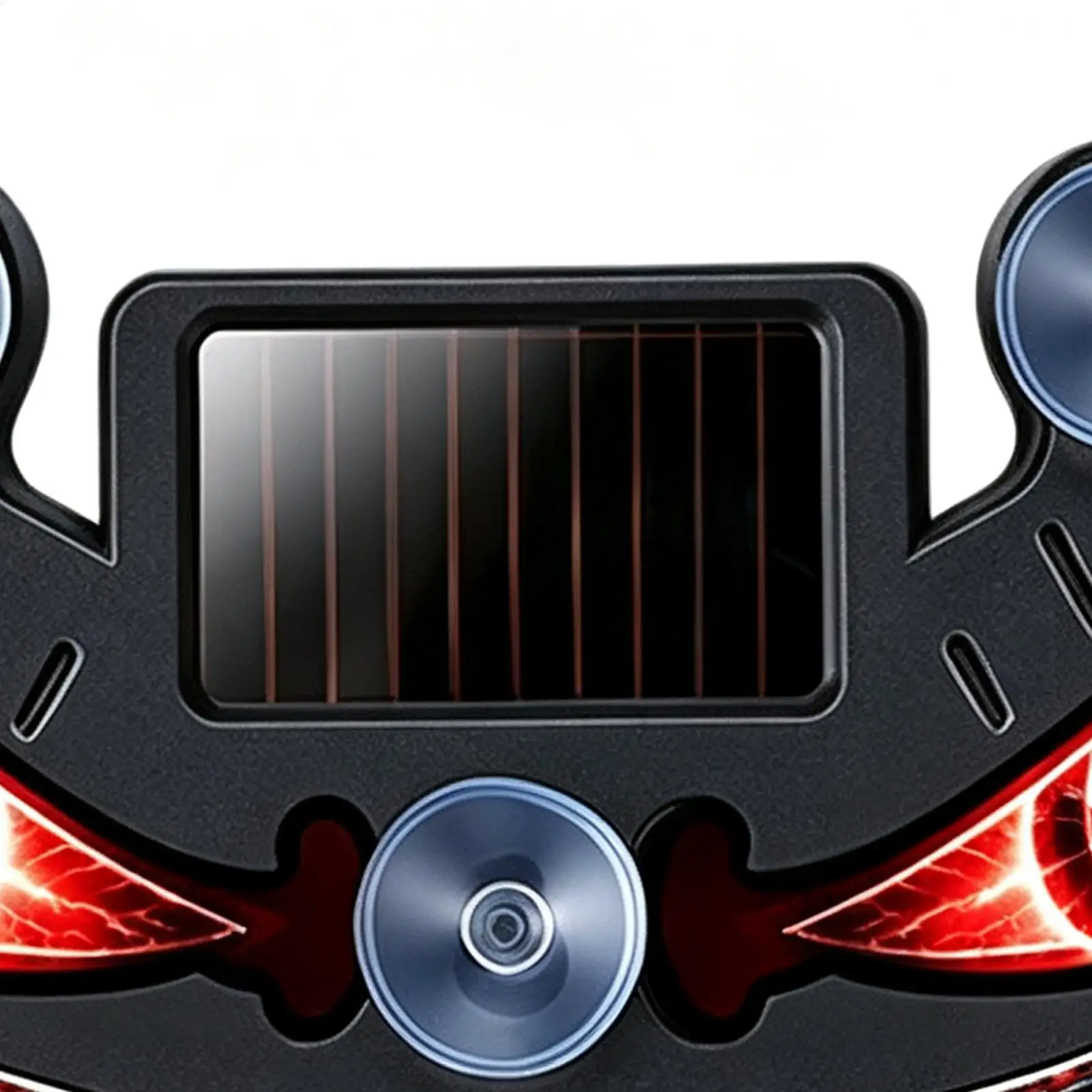 Solar Eye Light For Cars Rechargeable Dynamic Eye Ambiance Lighting Window Light Up Sign For Car Interior SUVs Trucks Pickups