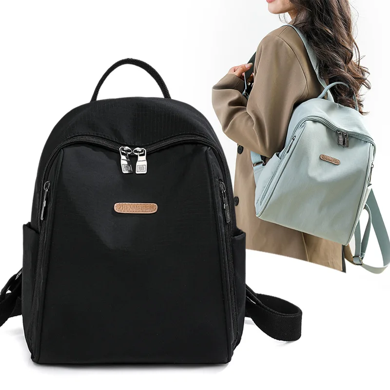 حقائب ظهر عصرية من النايلون للنساء 2025 حقيبة كتب من القماش حقيبة كتف يابانية للطلاب الجامعيين حقيبة مدرسية أنثوية Mochila
