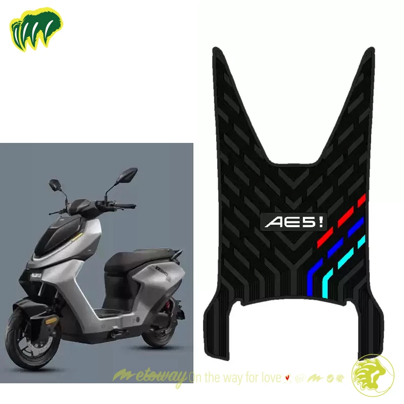 

For CFMOTO ZEEHO AE5i AE5i Pro Rubber Foot Skid Pad Floor Mat Carpet Motorcycle Mats Pedal Anti-skid Water Proof High Fit