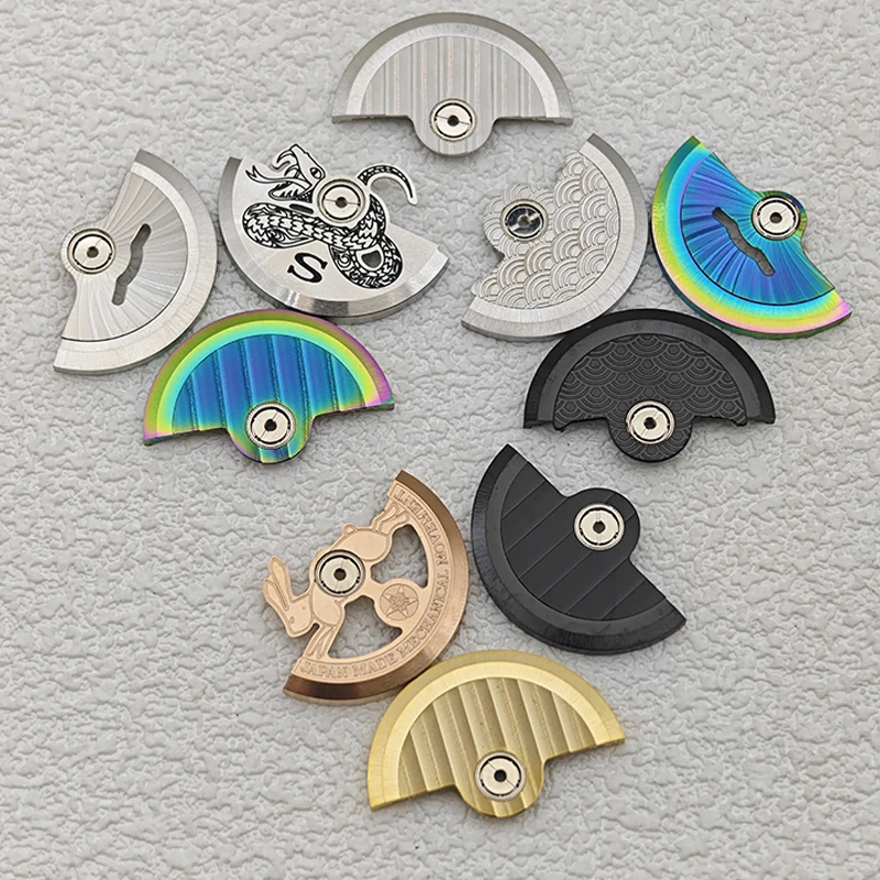 Modello di piccione Oscillante personalizzato NH35 Movimenti dell'orologio Rotori del peso Adatto ai movimenti NH34 NH35 NH36 Sostituisci le parti compatibili