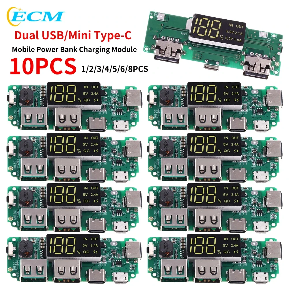 1-10Pcs Mini 18650 … - image