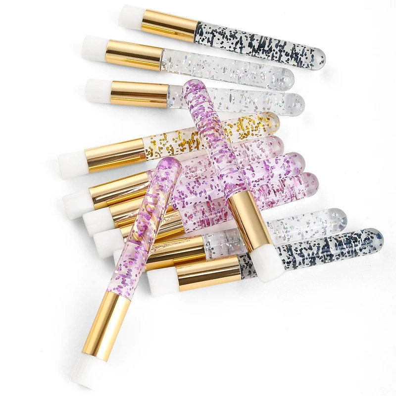 10/1 قطعة فرشاة تنظيف الرموش لاش الشامبو فرش الأنف المسام مزيل الرؤوس السوداء فرشاة عميقة لملحقات رمش أدوات ماكياج #2