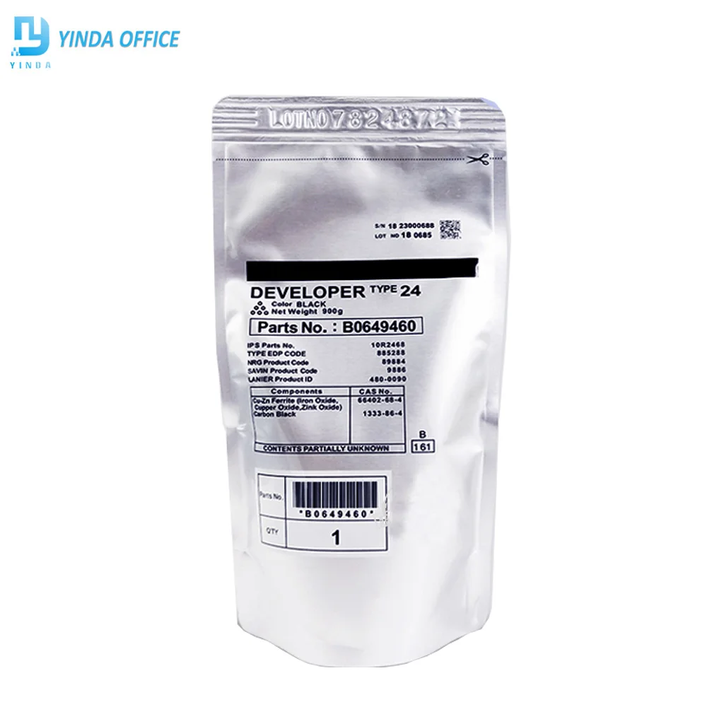 1PCS Type24 Developing Developer Powder Compatible For Ricoh Aficio 1060 1075 2051 2060 MP5500 MP6000 MP6500 Type 24 Developer