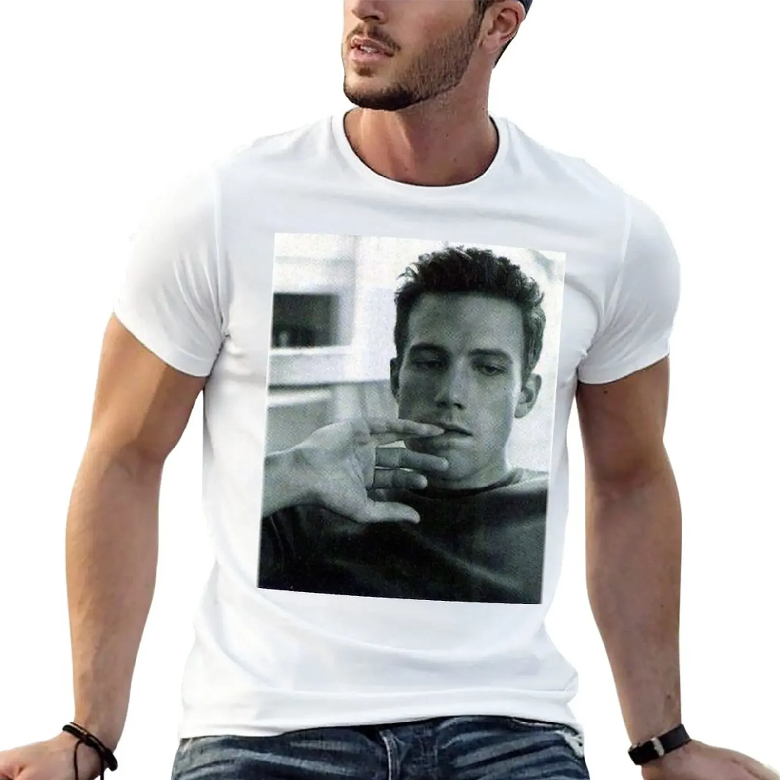 Young Ben Affleck T-Shirt summer clothes sports fans funnys mens graphic t-shirts funny