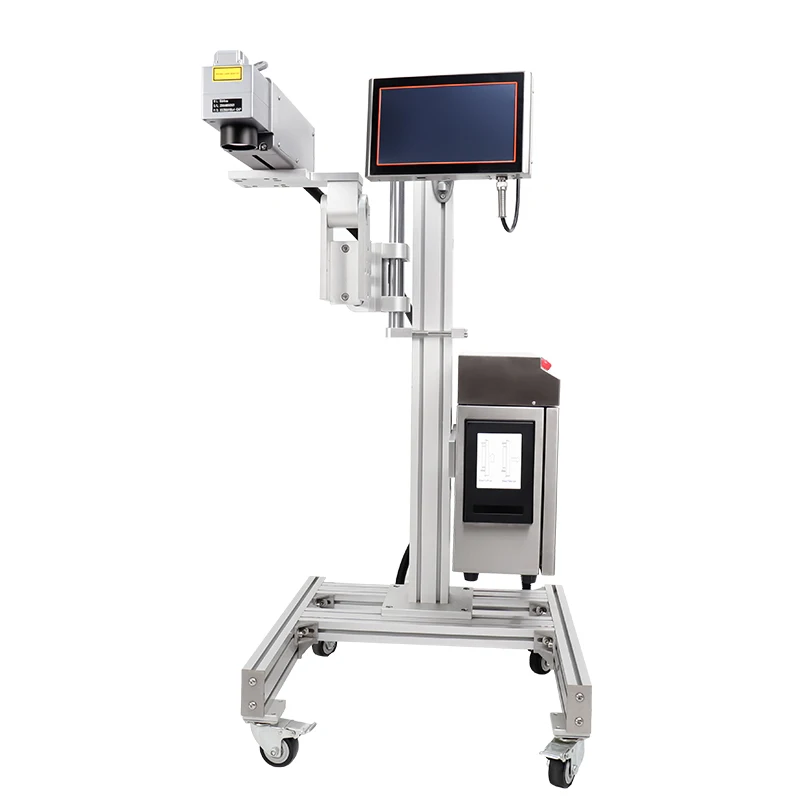 DOCOD 20W/30W/50W Fiber Engraving Laser Machine Coding Printer Customization Best Coder for Polymer Metal Materials White PVC