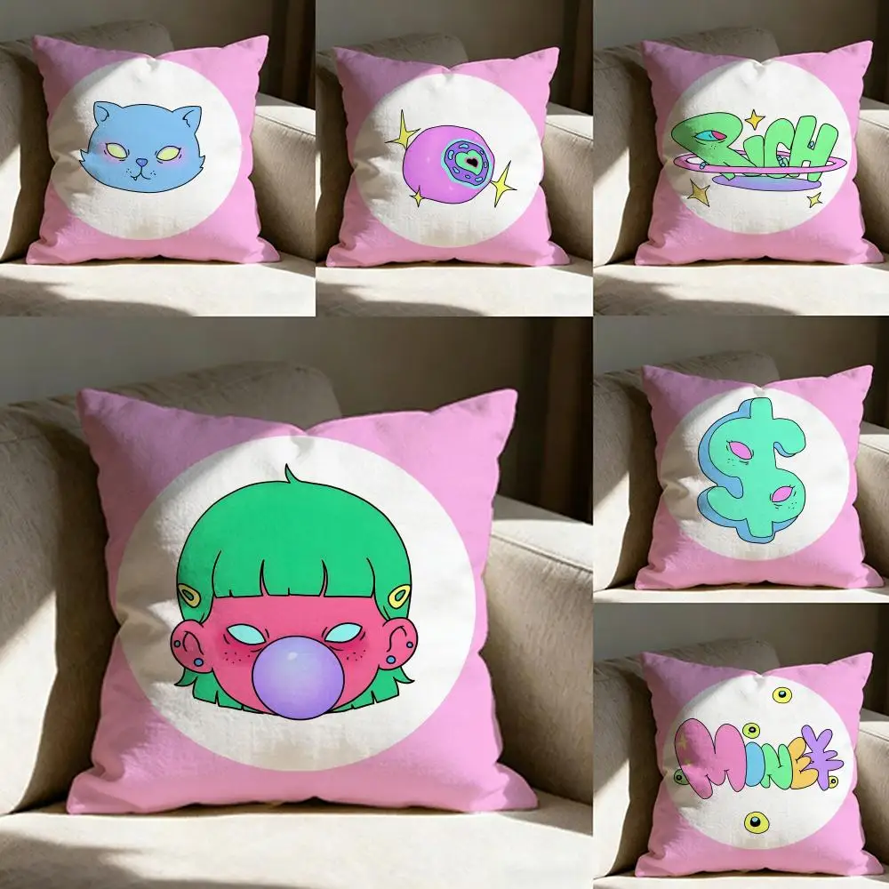 INS Trendy And Sexy Pillow Case Pillowcase, Double-sided Printed, Sofa Cushion, Bedroom Headboard Pillow