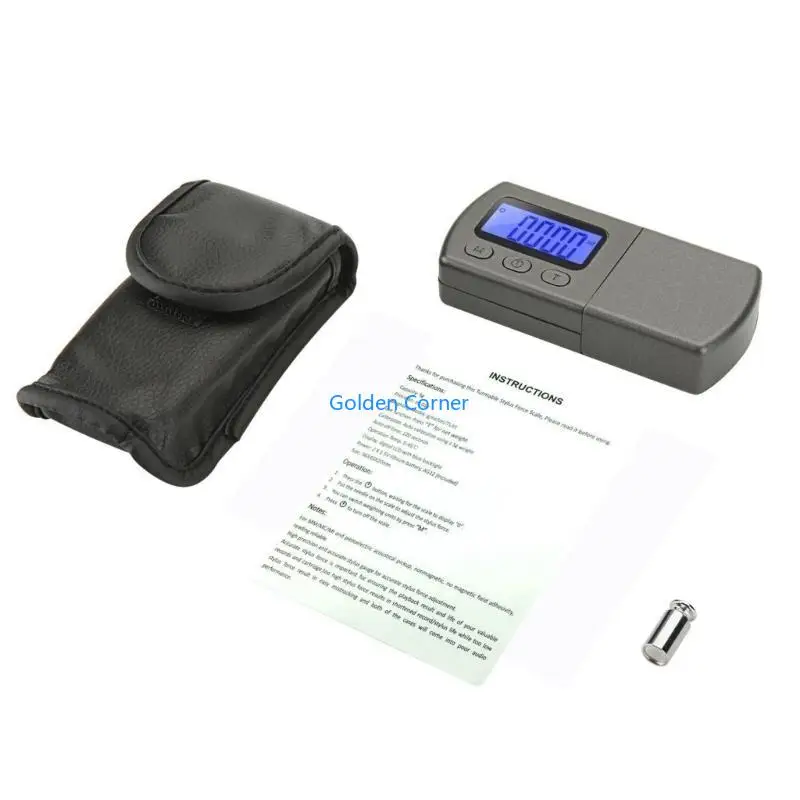 E15D 0.01g Turntable Force Tracking Scale Phono Turntable Cartridge Gauge