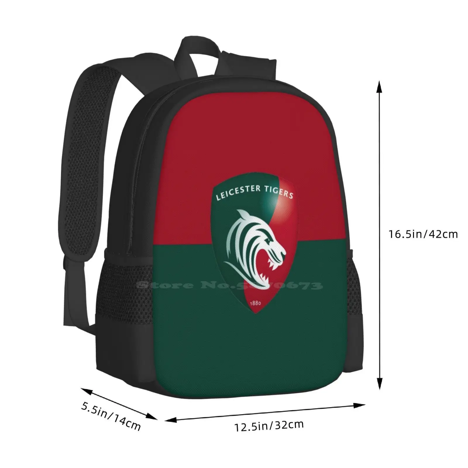 Mochila de moda de Leicester Tigers, gran oferta, bolsos deportivos de Inglaterra, Premiership Rugby Gallagher