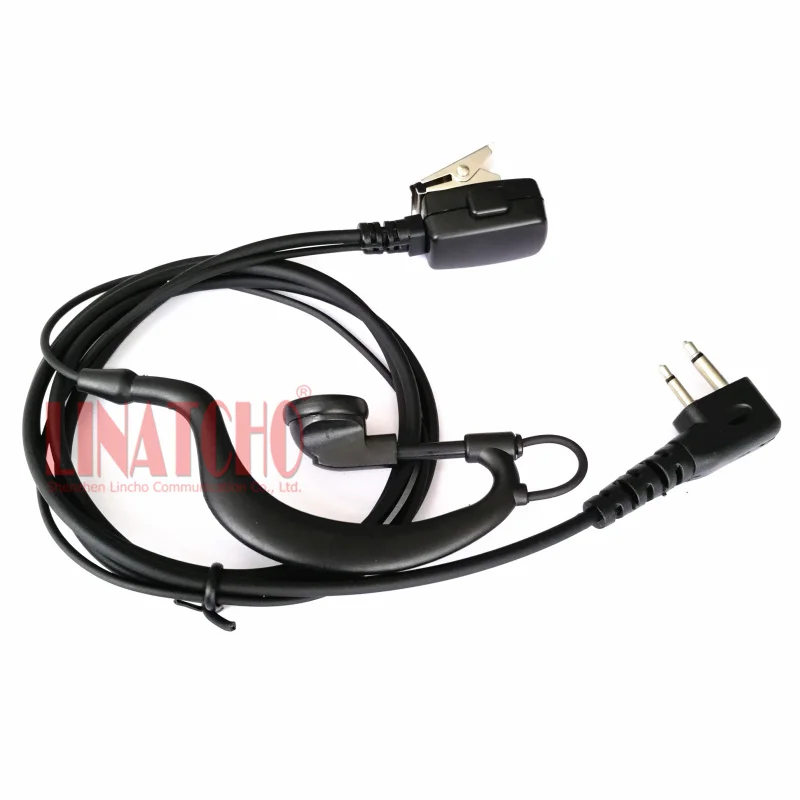 

2 Pins Handheld Radio Earphone IC-V85 IC-V82 IC-V8 PTT Walkie Talkie Earpiece