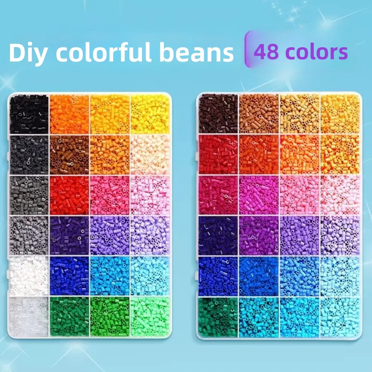 2.6mm Perler Hama Fuse Beads DIY Iron Mosaic Craft Set Educational Creative Stationery for Handmade Gifts & Decoration