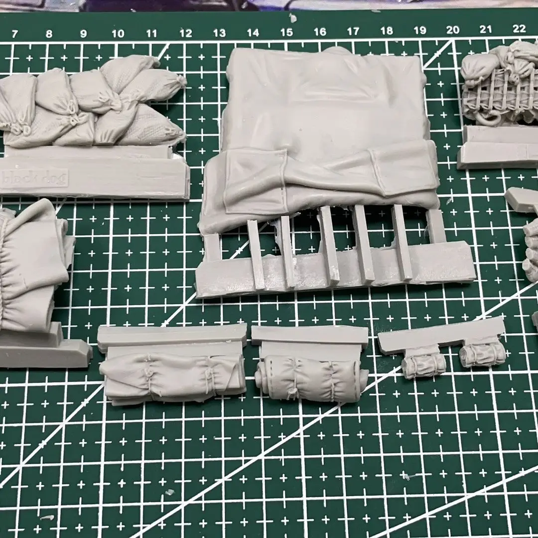 1:35 Scale Resin Die-casting Armored Vehicle Parts Modification Does Not Include The Unpainted Model Of The Tank 35396