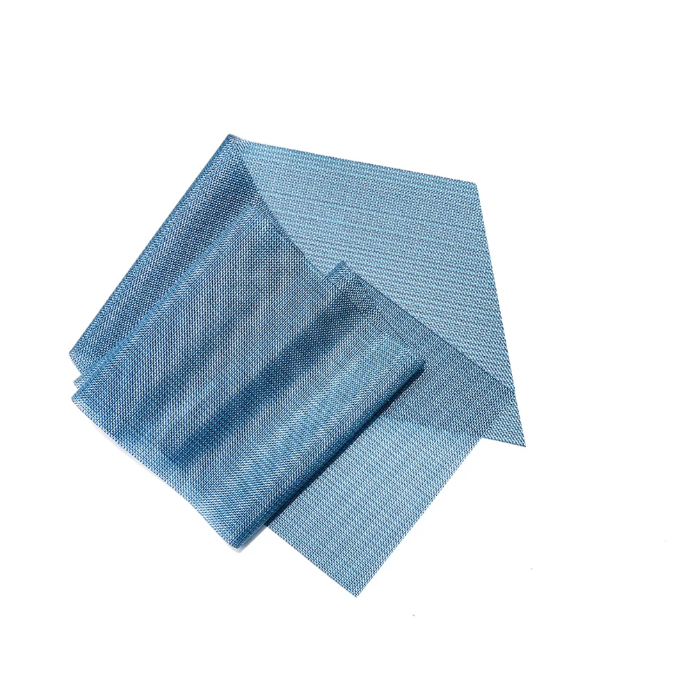 

Woven Cover Stain Resistant Heat Insulation Placement Table Table Decor Runner For Party Home Decor Blue