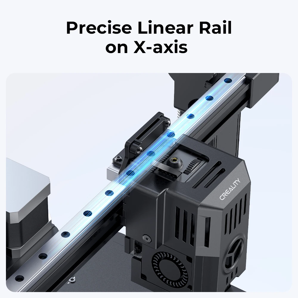 طابعة Creality Ender 3 V3 SE/Ender 3 V3 KE ثلاثية الأبعاد طباعة عالية السرعة متصلة للتحكم الذكي التسوية التلقائية X-محور السكك الحديدية الخطية