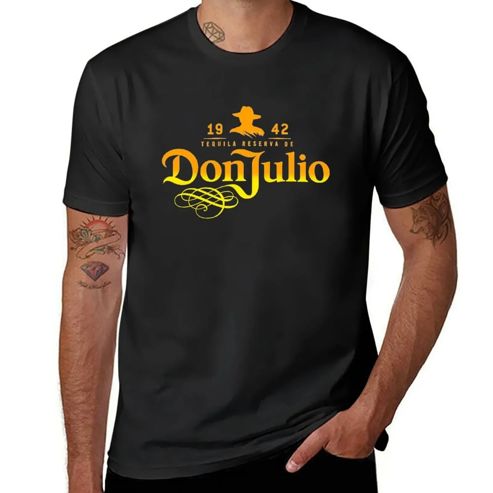 

Don julio Logo T-Shirt quick drying cute clothes oversized t shirt men