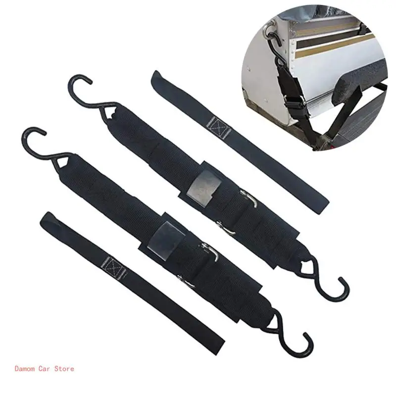 Bunding Belt Adjustable Boat Buckle Transom Tie Downs for Trailer Marine Universal Safety