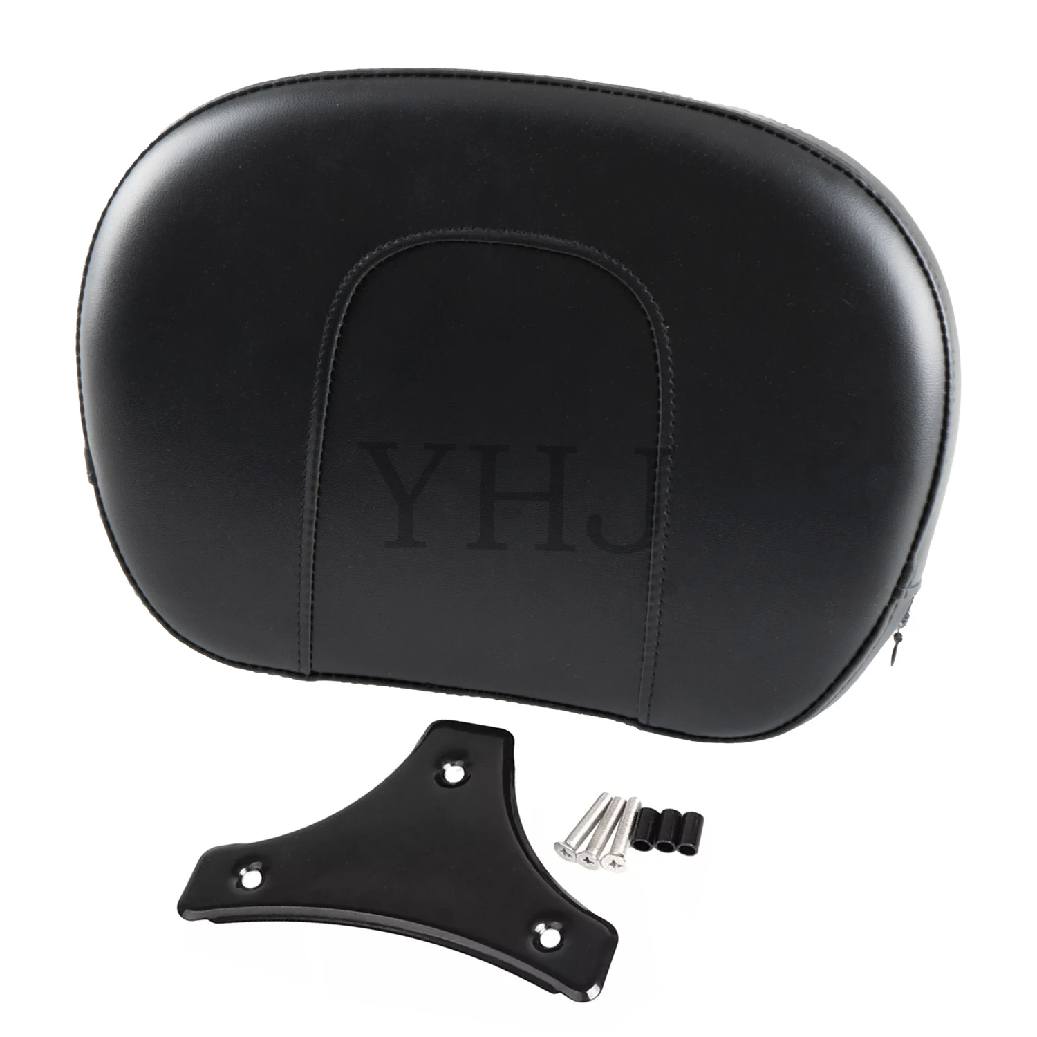 

Motorcycle Passenger Sissy Bar Backrest Pad Black Bracket For Harley Touring CVO Street Bob Road King Electra Glide 1997-2024