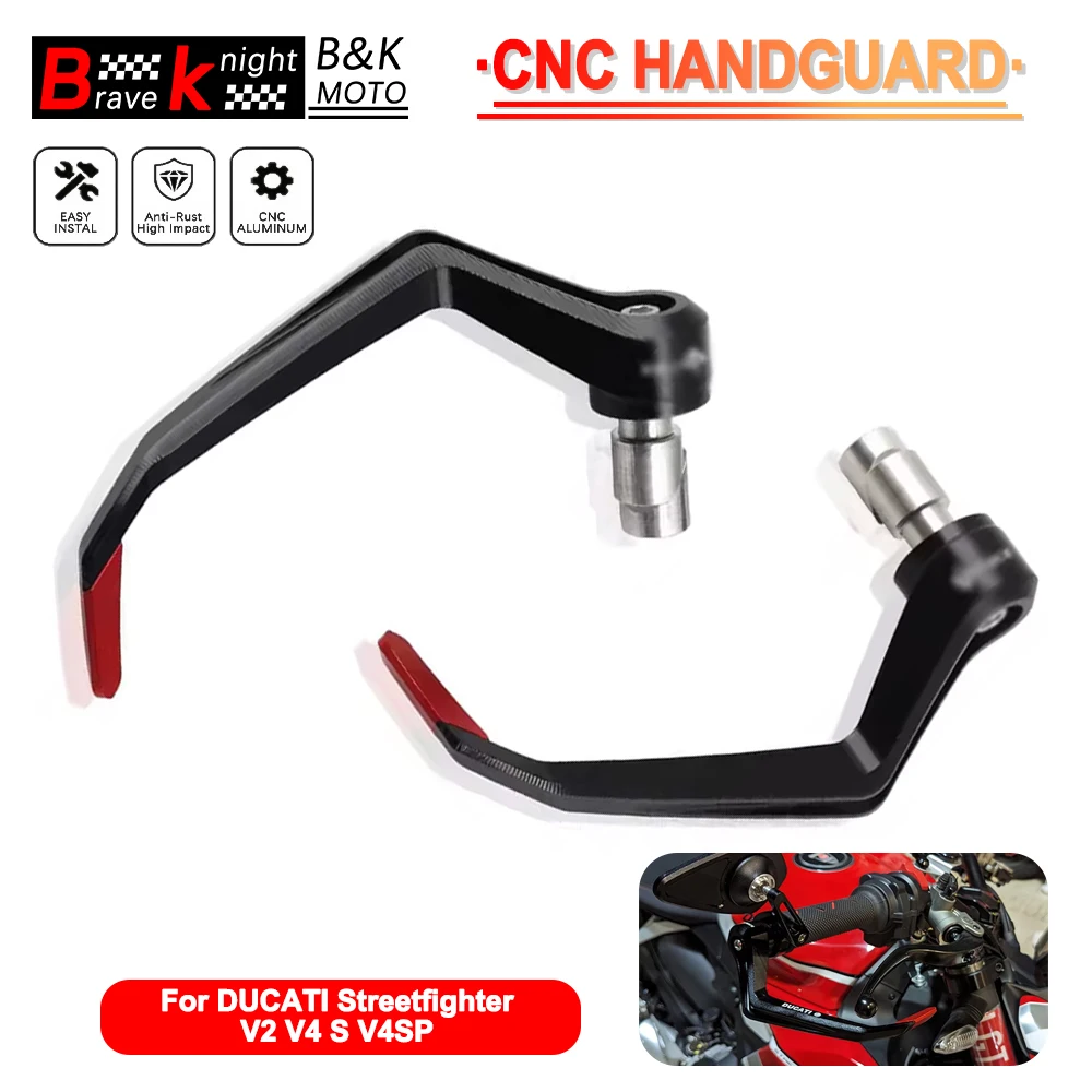 

Motorcycle Bow Guard Brake Clutch Handguard Protector For DUCATI Streetfighter V2 V4S V4SP Steel Brake Clutch Lever Protection