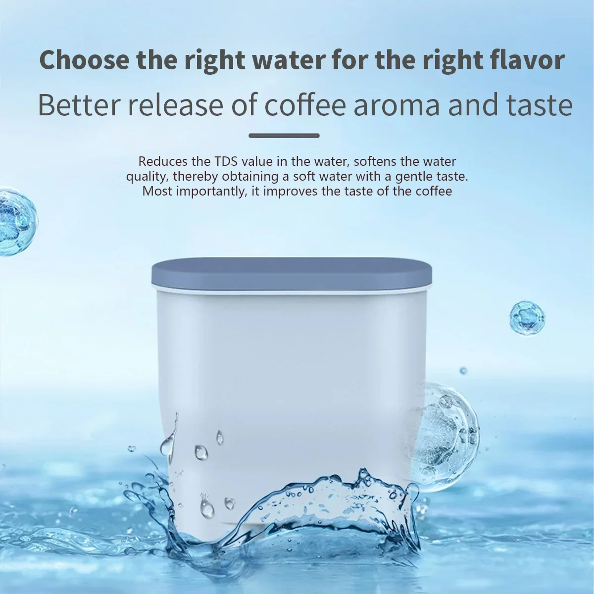 SUREZA-Filtre à eau pour machine à café entièrement automatique, remplacement pour Philips Saeco AquaClean CA6707, CA6903
