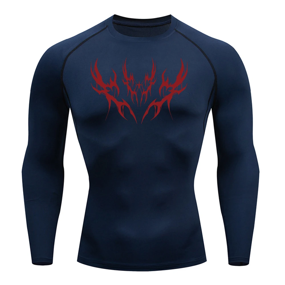 Sommer-Fitness-Kompressions-T-Shirt für Herren, elastisches und atmungsaktives, schnell trocknendes Oberteil, geeignet für das tägliche Fitness- und Lauftraining