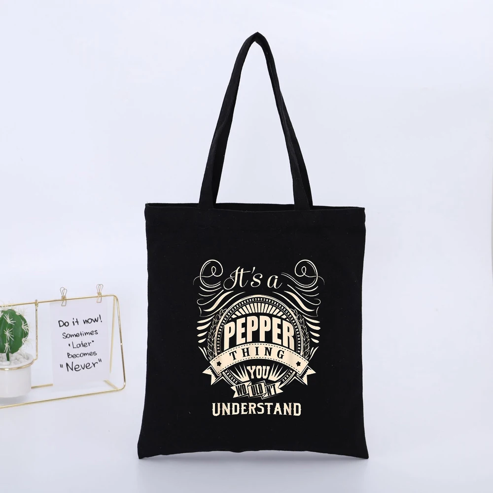 Slogan-style Graphic Canvas Tote Bag, Vintage Style for Daily Shopping and Casual Outings