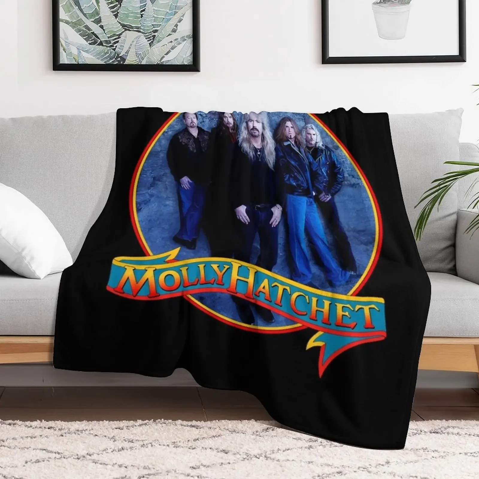 Silent Reign of Heroes Rock Band Gift For Fan Throw Blanket Multi Use Warm Blanket for Living Room Bedroom