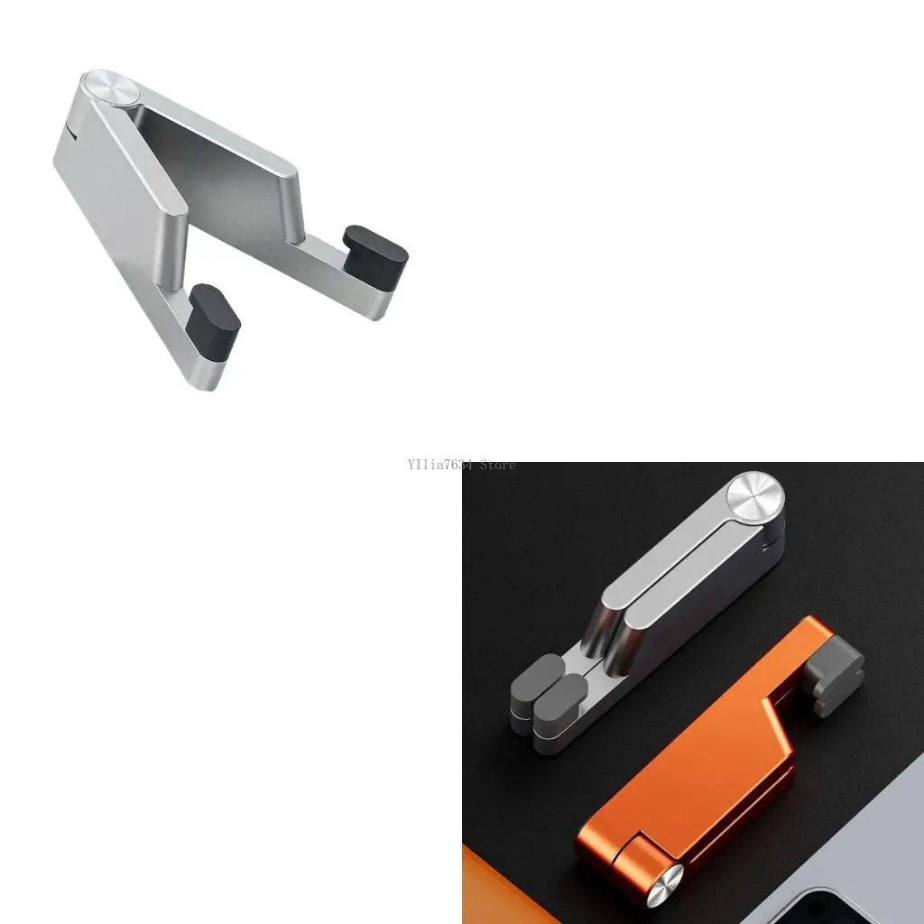 

Ergonomic Aluminum Phone Stand Adjustable Antislip Base Desktop Phone Holder for 4-12Inch Mobile Screens