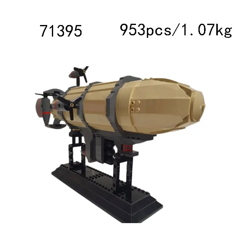 

MOC-71395 953pcs Creative Boat DIY Small Particle Assembly Building Block Educational Toy Model Gift Set Ornament