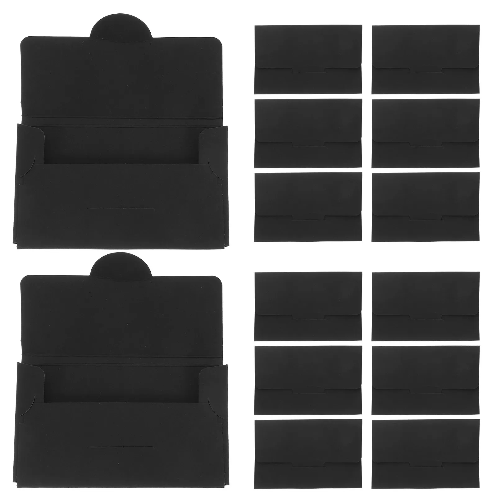 

50Pcs Thick Wearresistant Kraft Paper Card Sleeves for Public Transport Id Library Business Cards Hotel Key Card Holder Sleeve