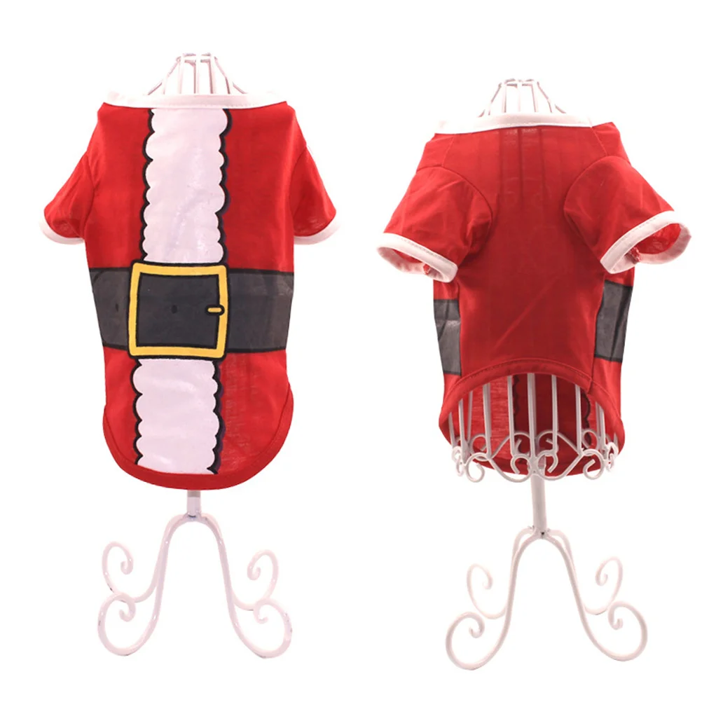 

Pet Christmas Clothes Dog Santa Claus Costume Warm Puppy Sweater For Holiday Party Daily Wear Xmas Dog Clothes