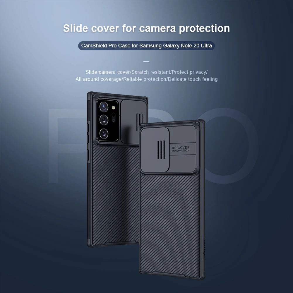 Etui Nillkin CamShield Slide Camera Shield do Samsung Galaxy Note 20 Ultra 5G Osłona obiektywu