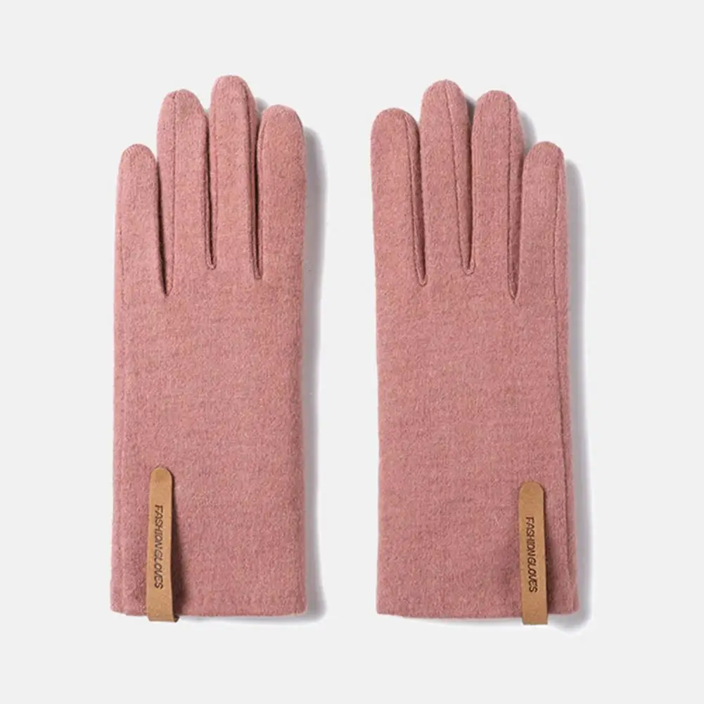 Women Gloves 1 Pair Stylish Opening Fingertip Anti slip Outdoor Sport Female Warm Gloves Costume Accessories