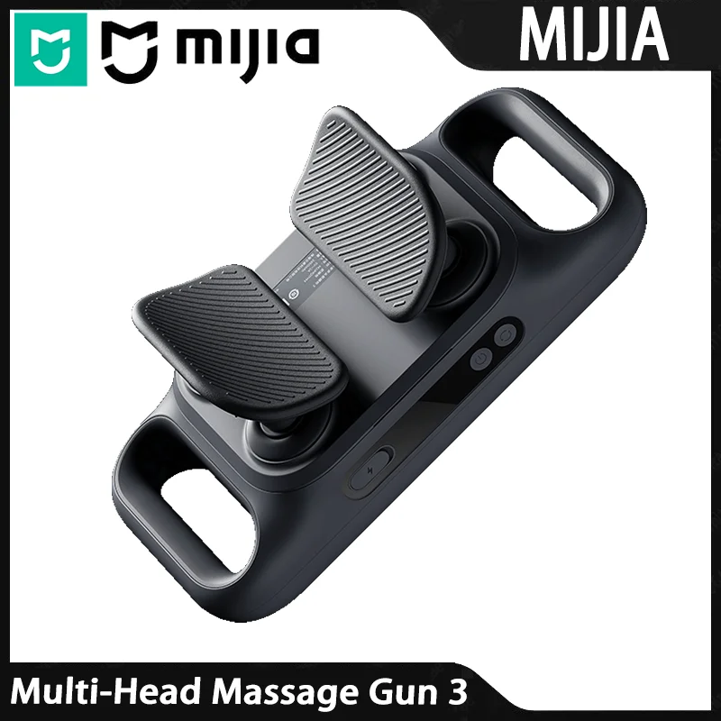 Mijia Multi‑Head Massage Gun 3 Rechargeable Deep Tissue Muscle Massager Electric Relax Device for Fitness Gym Home Recovery