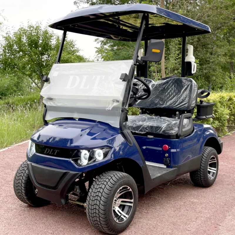 2 Seater/4 Seater Smart Electric Golf Cart Street Legal Solar Electric Off-Road Hunting Car for Hotel Private Club