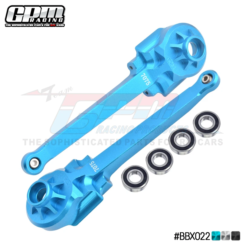 

GPM Aluminium 7075 Rear Suspension Arms Larger Bearings For TAMIYA BBX BB-01