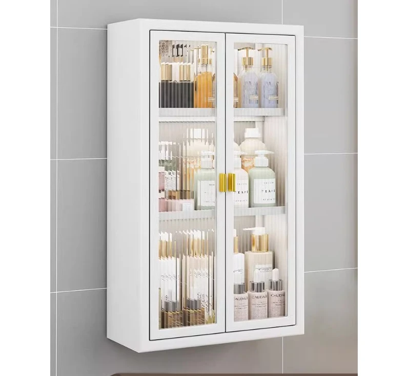 Bathroom storage cabinets, non-perforation, wall waterproof storage cabinets, bathroom small wall cabinets,