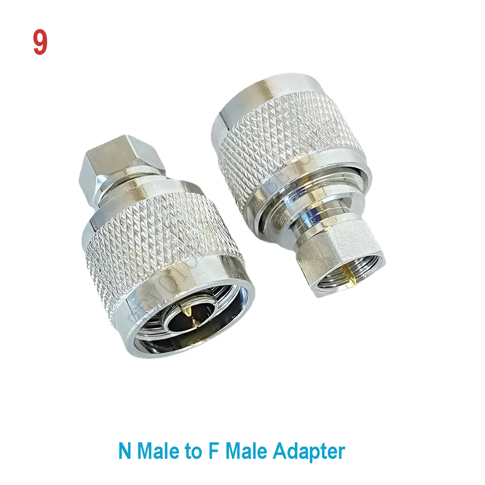1 Stuks N Mannelijk/Vrouwelijk Naar N/Tnc/Bnc/Qma/F Mannelijk/Vrouwelijk Recht/Haaks Coax Adapter
