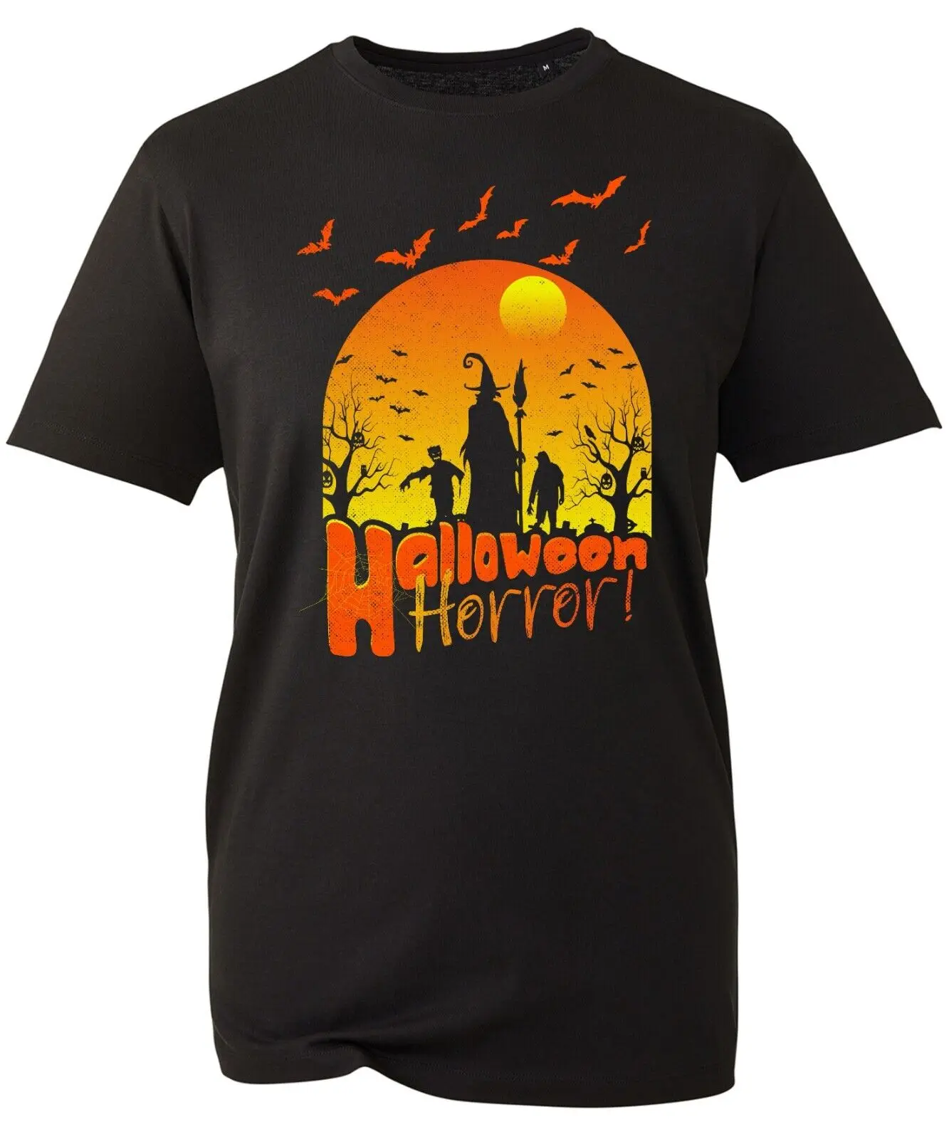 Halloween Horror T-Shirt Horror Witch Halloween Ghost Boo Pumpkin Nightmare Tops