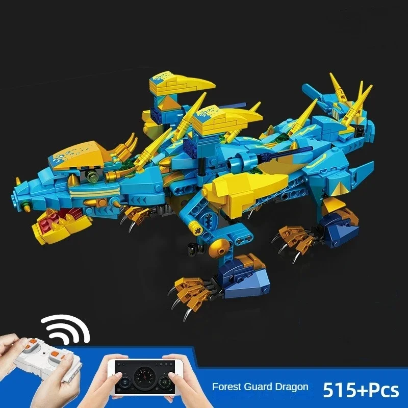 Advanced APP Version Electric Remote Control Mechanical Dragon Series Compatible with LEGO Building Blocks Puzzle Toys Gifts