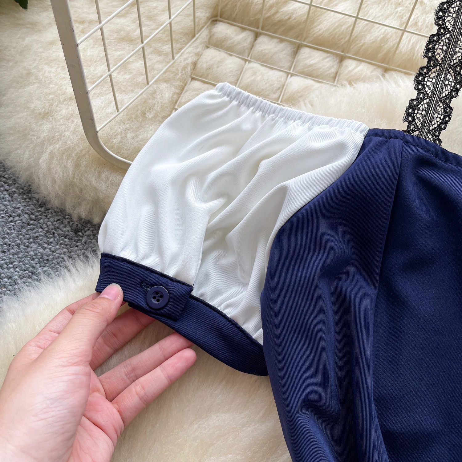 Chic vintage slash neck halter slim Elegante fata moda coreana Boho Sundress abbigliamento donna