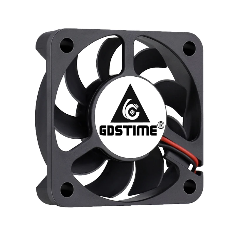 10 Pieces Lot Gdstime 5010 50mm Mini Cooler Fan DC 12V 2Pin(2.0) 5cm 50mmx10mm Micro Brushless Computer Cooling Radiator Fan