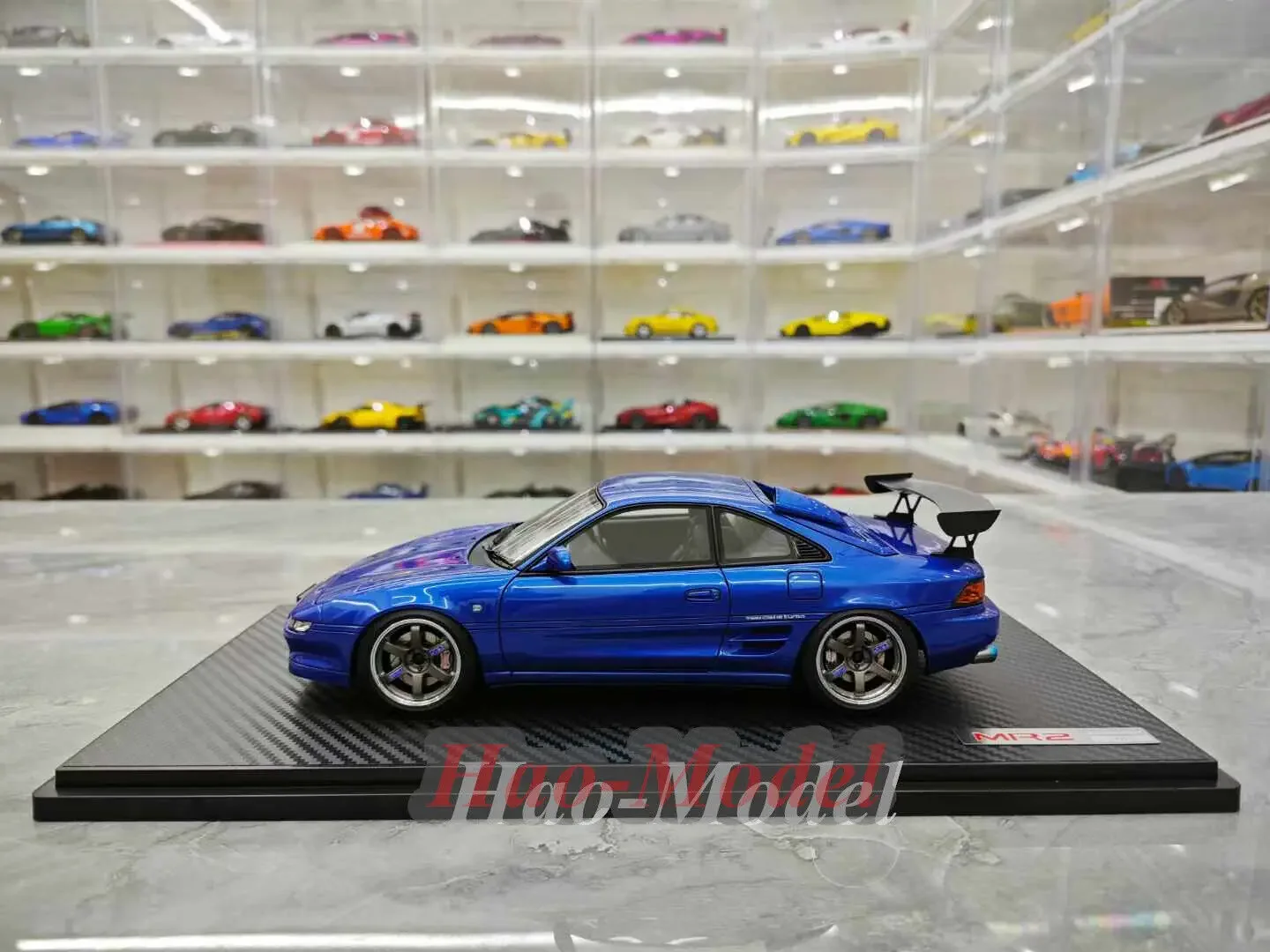 IG 1/18 For Toyota MR2 SW20 Simulation Resin Model Car Diecast Kids Toys Boys Birthday Gifts Hobby Display Collection Simulation