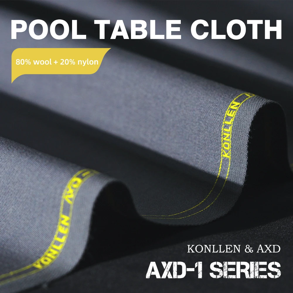 KONLLEN AXD Pool Table Felt for American 9 ball Pool Table with 6 Cloth Strips Pre Cut Billiard Table Cloth Felt Billiard Cloth