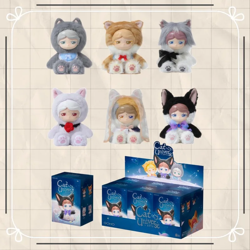 

Коллекционная серия Momo Cat Universe: плюшевые подвески-игрушки, трендовые украшения, фигурки, таинственная коробка, подарок на день рождения или праздник