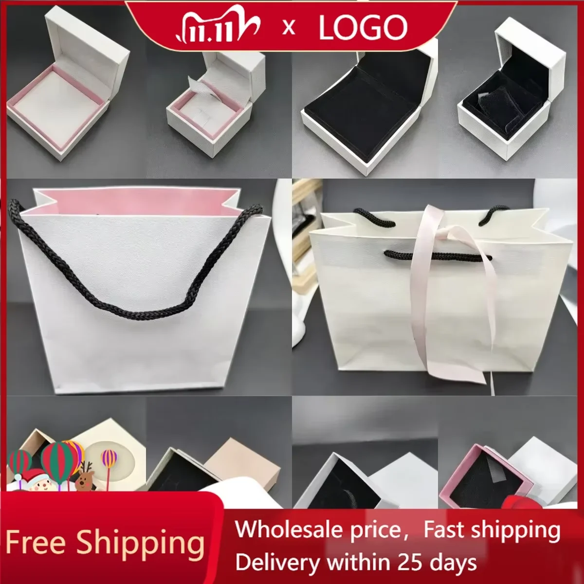 New Pan European and American Exquisite Necklace Bracelet Ring Box Romantic Stone Crafts Accessories High-end Jewelry Package