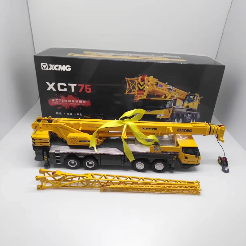 

Diecast 1:50 Scale XCMG XCT75 Crane Alloy Engineering Car Model Collection Souvenir Static Display Gift Toy