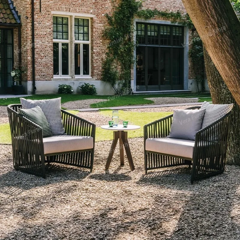 

Modern Living Room Outdoor Sofas Party Minimalist Design Villa Garden Sofas Banquet Modern Furniture Gartenstuhl Lshysf