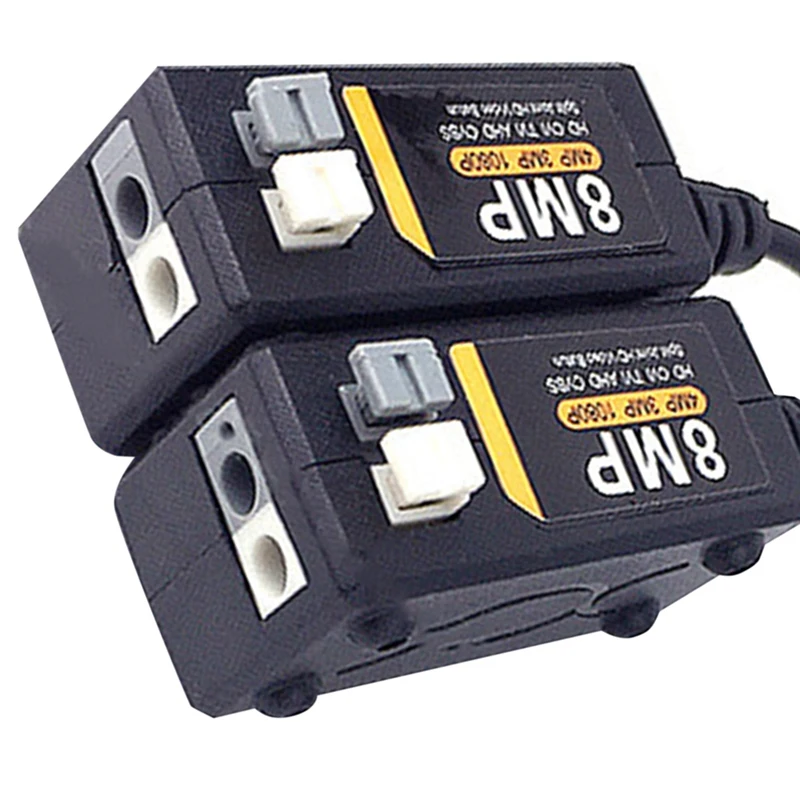 카메라용 HD BNC 비디오 발룬, UTP Cat5 HD CVI TVI AHD 부품 액세서리, 8MP, 1080P, 720P 트랜시버, 10 쌍